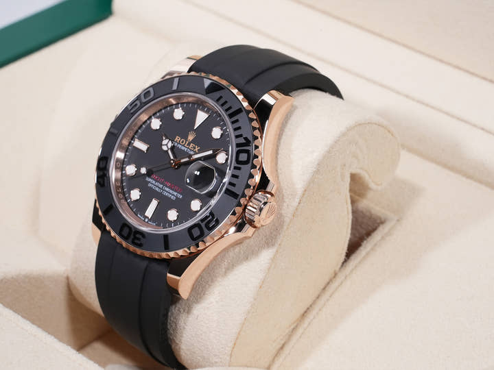 ロレックス ヨットマスター40 Ref.126655 エバーローズゴールド ブラック文字盤 美中古 zmfgsxgx