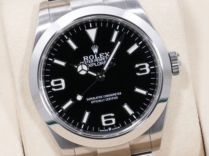 ロレックス エクスプローラー40 Ref.224270 ステンレススチール ブラック文字盤 オイスターブレスレット 中古 odt2dv2v