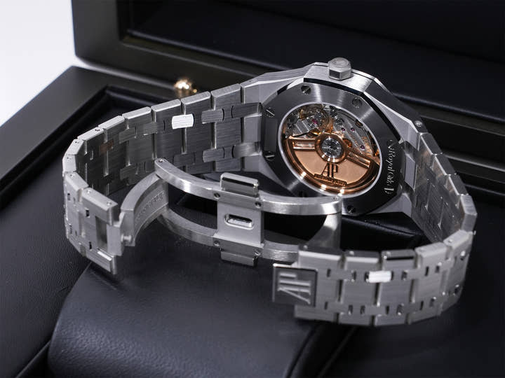 オーデマピゲ ロイヤルオーク Ref.77451ST.ZZ.1361ST.03 ステンレススチール ライトブルー文字盤 未使用 rjwe8z2k