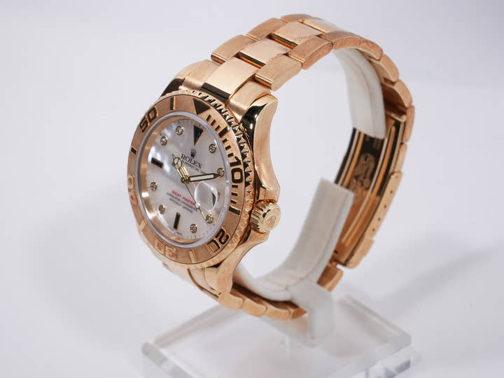 Rolex Yacht-Master 40 Ref. 16628NGS Yellow Gold Shell 8P Diamond/3 Sapphire Dial Pre-owned xhwtnxsi