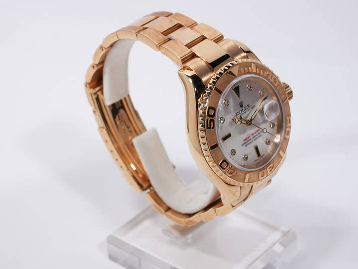 Rolex Yacht-Master 40 Ref. 16628NGS Yellow Gold Shell 8P Diamond/3 Sapphire Dial Pre-owned xhwtnxsi