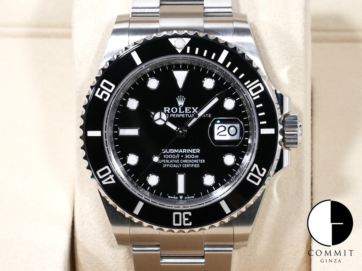 Rolex Submariner Date Ref. 126610LN Stainless Steel Black Dial Unused vc56onuo