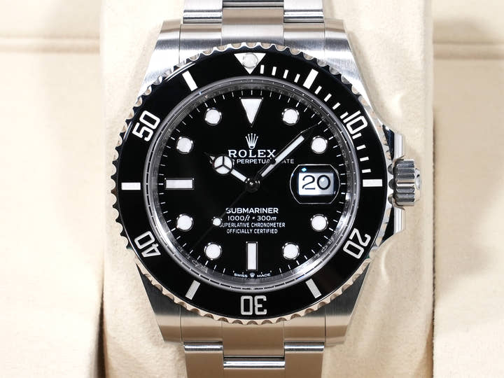 Rolex Submariner Date Ref. 126610LN Stainless Steel Black Dial Unused vc56onuo