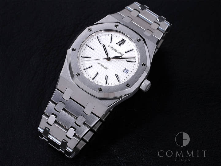 オーデマピゲ ロイヤルオーク Ref.15300ST.OO.1220ST.01 ステンレススチール シルバー文字盤 美品 y4ppd7p4