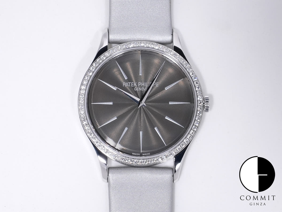 パテックフィリップ カラトラバ Ref.4897G-010 ホワイトゴールド シルバーグレー文字盤 美品 56at3i4j