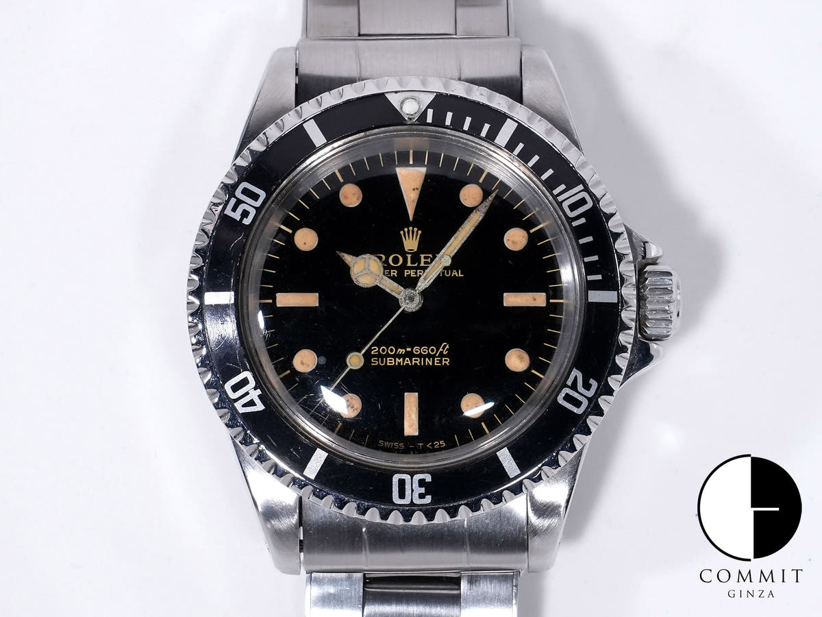 Rolex Submariner Ref. 5513M Stainless Steel Black Dial Pre-owned 6pkdbgdy