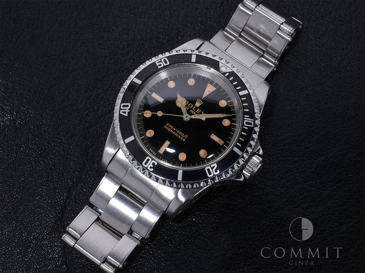 Rolex Submariner Ref. 5513M Stainless Steel Black Dial Pre-owned 6pkdbgdy