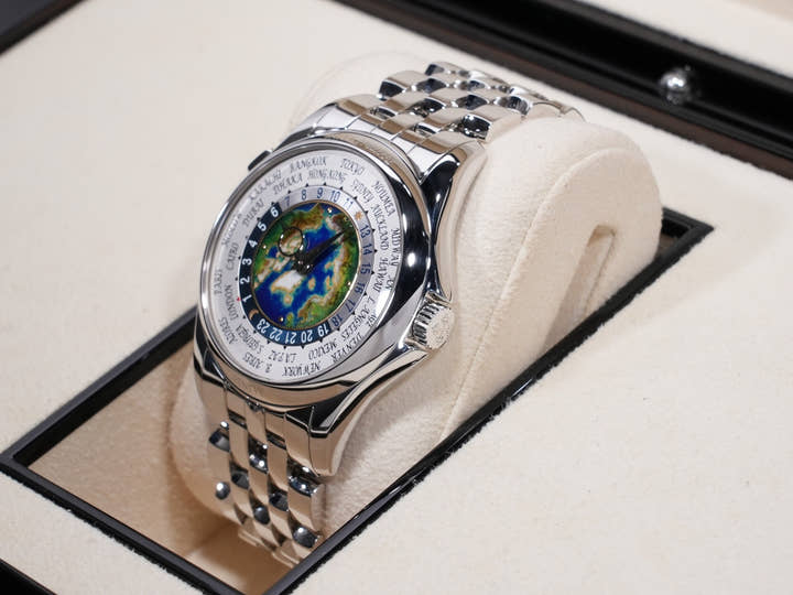 Patek Philippe Complication World Time Cloisonné Ref. 5131/1P-001 Platinum Cloisonné Dial, Pre-owned  fqdbsad2