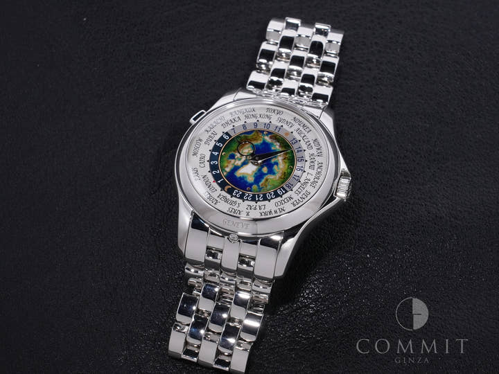 Patek Philippe Complication World Time Cloisonné Ref. 5131/1P-001 Platinum Cloisonné Dial, Pre-owned  fqdbsad2