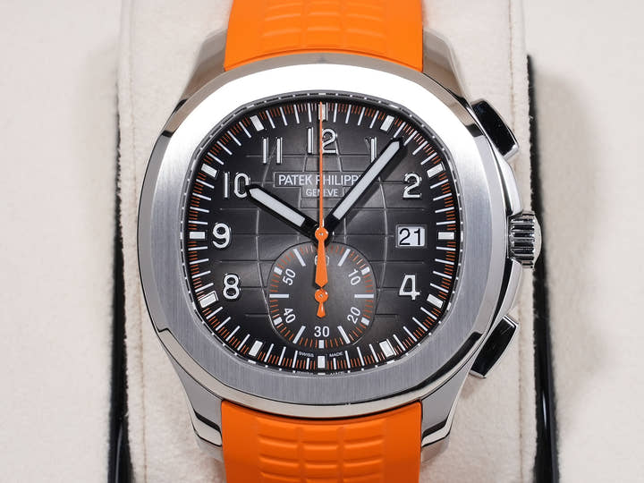 パテックフィリップ アクアノート クロノグラフ Ref.5968A-001 ステンレススチール ブラック文字盤 美品 q7d83zzz