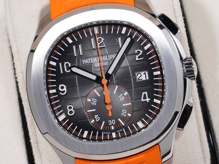 パテックフィリップ アクアノート クロノグラフ Ref.5968A-001 ステンレススチール ブラック文字盤 美品 q7d83zzz