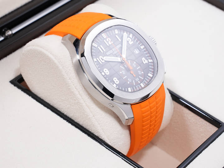 パテックフィリップ アクアノート クロノグラフ Ref.5968A-001 ステンレススチール ブラック文字盤 美品 q7d83zzz