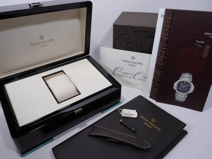 パテックフィリップ ノーチラス Ref.5712R-001 ローズゴールド ブラック ブラウン文字盤 美品 4imf67aq