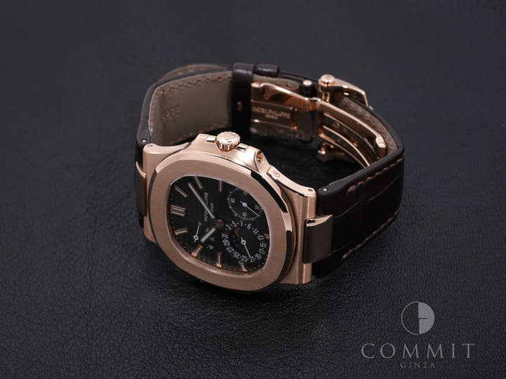 パテックフィリップ ノーチラス Ref.5712R-001 ローズゴールド ブラック ブラウン文字盤 美品 4imf67aq