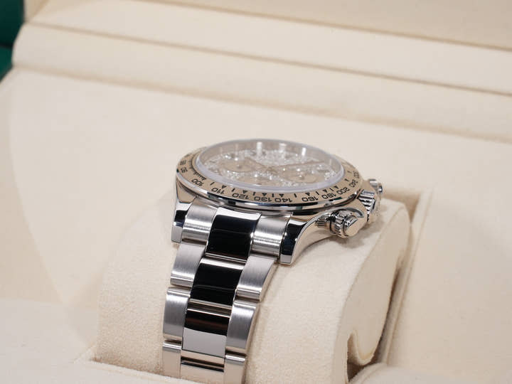 ロレックス デイトナ Ref.116509ZER ホワイトゴールド パヴェダイヤ ローマン文字盤 美品 9kppaxeq