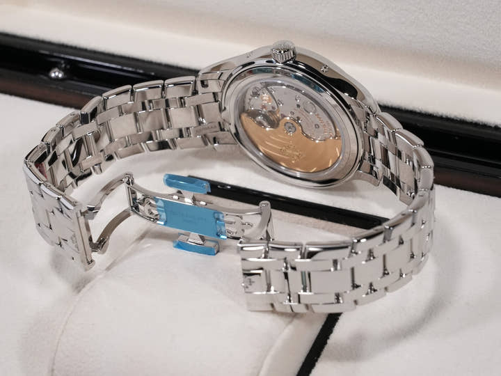 パテックフィリップ アニュアルカレンダー ムーンフェイズ Ref.4947/1A-001 ステンレススチール ブルー文字盤 未使用 mxebz8qf