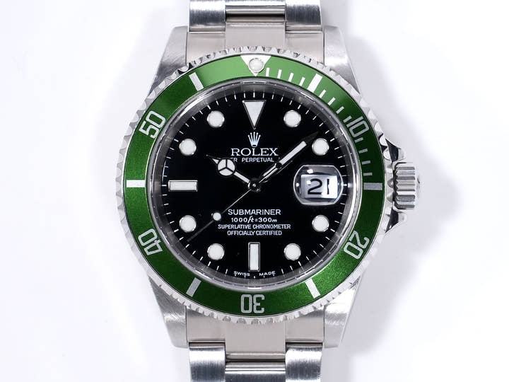 ロレックス サブマリーナー デイト Ref.16610LV ステンレススチール ブラック文字盤 中古 ghg2hiob