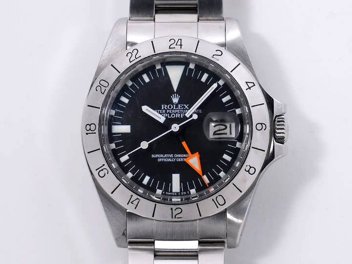 ロレックス エクスプローラーII Ref.1655 ステンレススチール ブラック文字盤 中古 iiedsibg