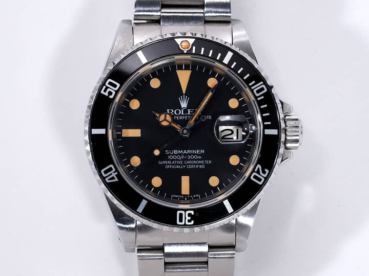 Rolex Submariner Date Ref. 16800 Stainless Steel Black Dial Pre-owned y925e5dm
