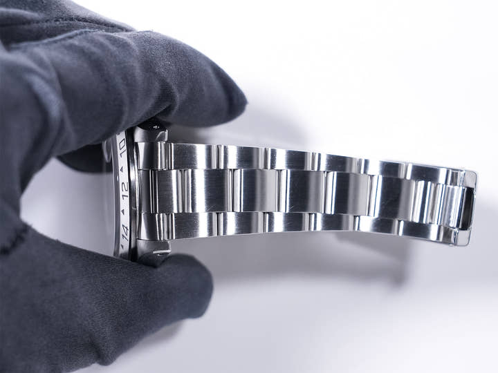 ロレックス エクスプローラーII Ref.16570 ステンレススチール ブラック文字盤 オイスターブレスレット 中古 arkrgxda