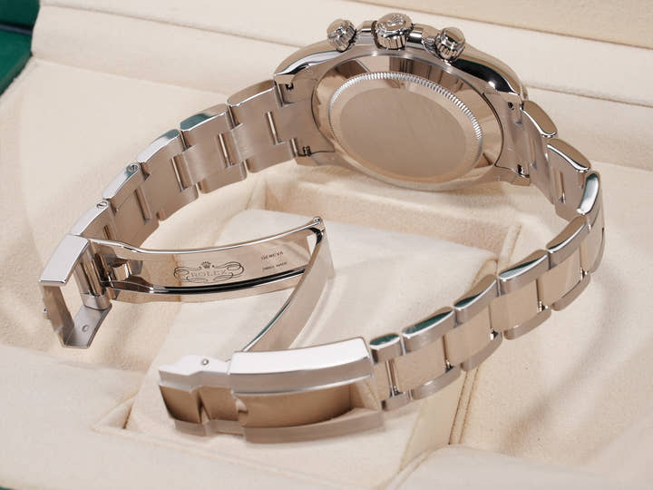 ロレックス デイトナ Ref.116509 ホワイトゴールド ブルー文字盤 未使用 dezjm4sy