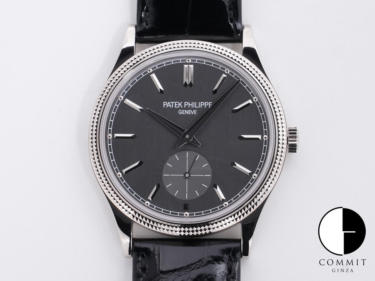 Patek Philippe Calatrava Ref. 6119G-001 White Gold Grey Dial Unused oyfpyh7j
