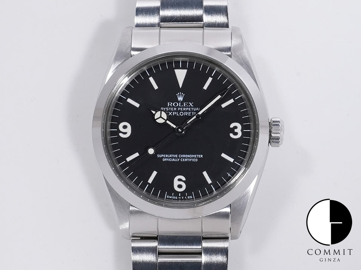 ロレックス エクスプローラーI Ref.1016 ステンレススチール ブラック文字盤 中古 mz4qcqiq