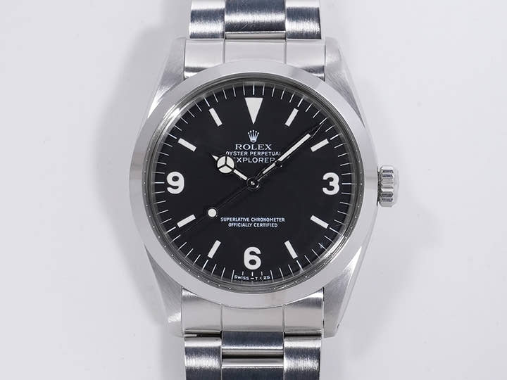 ロレックス エクスプローラーI Ref.1016 ステンレススチール ブラック文字盤 中古 mz4qcqiq