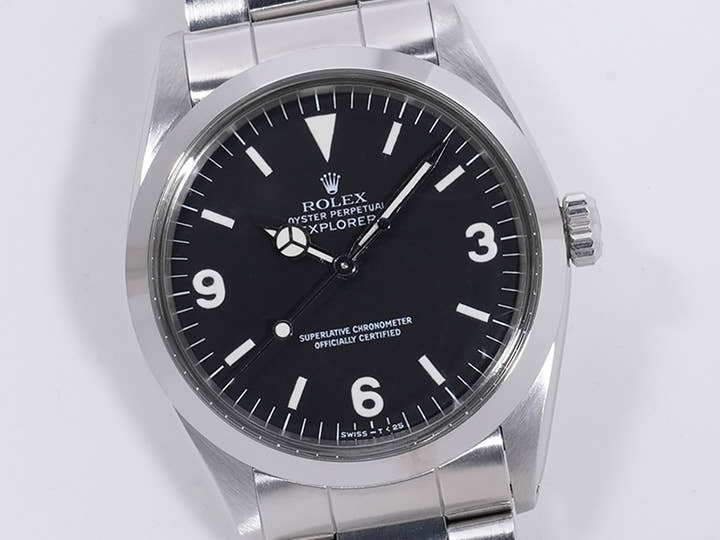 ロレックス エクスプローラーI Ref.1016 ステンレススチール ブラック文字盤 中古 mz4qcqiq