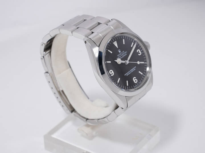 ロレックス エクスプローラーI Ref.1016 ステンレススチール ブラック文字盤 中古 mz4qcqiq