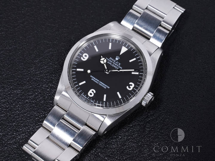 ロレックス エクスプローラーI Ref.1016 ステンレススチール ブラック文字盤 中古 mz4qcqiq