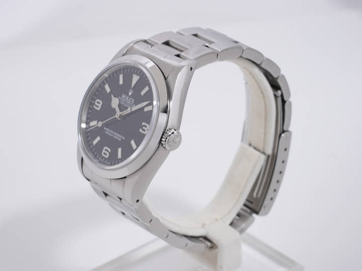 ロレックス エクスプローラーI Ref.14270 ステンレススチール ブラック文字盤 中古 nyzqx8mb