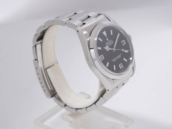 ロレックス エクスプローラーI Ref.14270 ステンレススチール ブラック文字盤 中古 nyzqx8mb