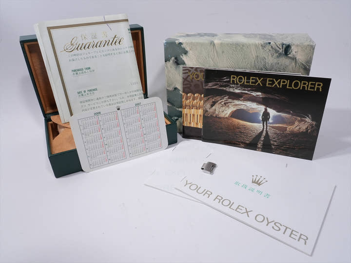 ロレックス エクスプローラーI Ref.14270 ステンレススチール ブラック文字盤 中古 nyzqx8mb