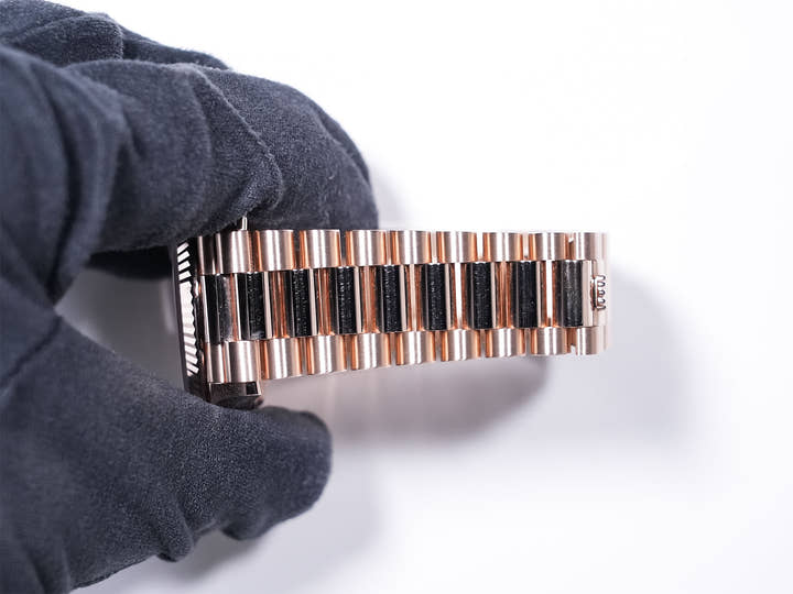 ロレックス デイデイト36 Ref.128235 エバーローズゴールド ブルーグリーン文字盤 美中古 8wz5ovy3