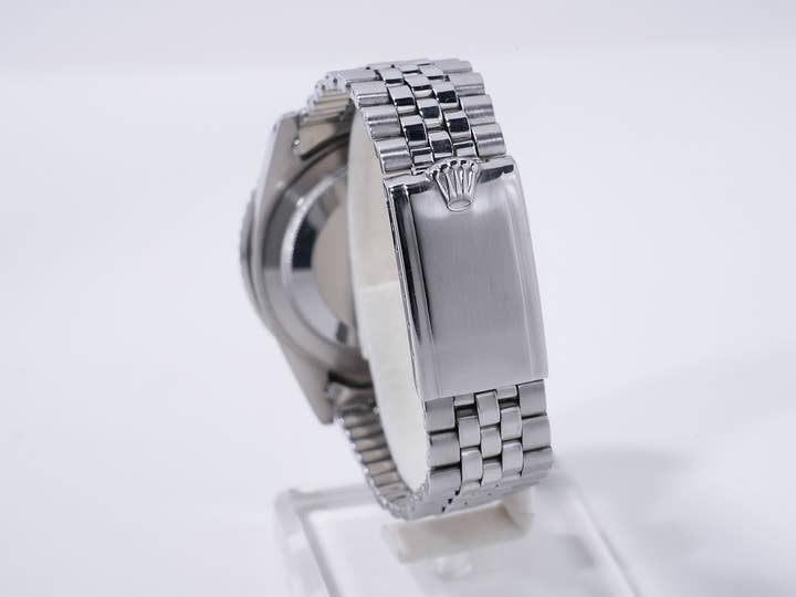 Rolex GMT Master Ref. 1675 Stainless Steel Black Dial Jubilee Bracelet Pre-owned mbpd2k4i