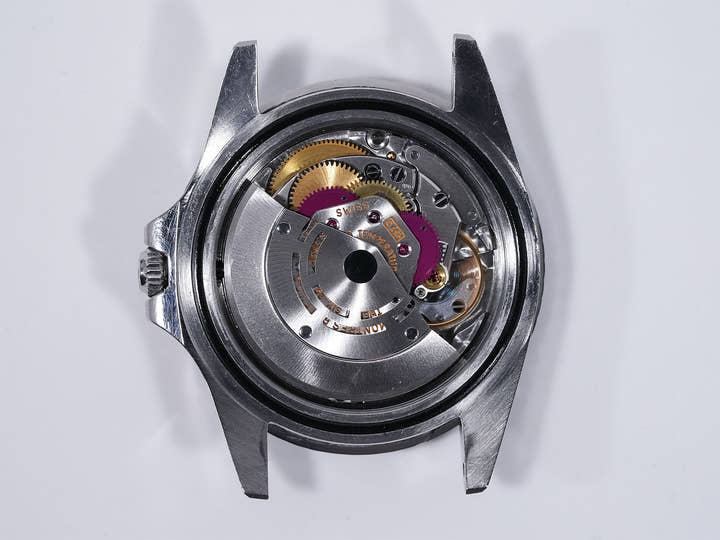 Rolex GMT Master Ref. 1675 Stainless Steel Black Dial Jubilee Bracelet Pre-owned mbpd2k4i