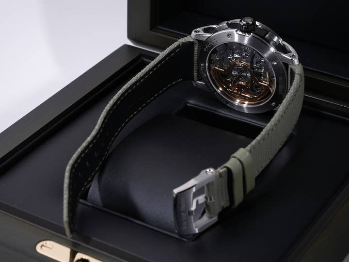 オーデマピゲ CODE 11.59 バイ オーデマ ピゲ クロノグラフ Ref.26393QT.OO.A064KB.01 ステンレススチール/ブラックセラミック スモークベージュ文字盤 美品 6uv9umvi