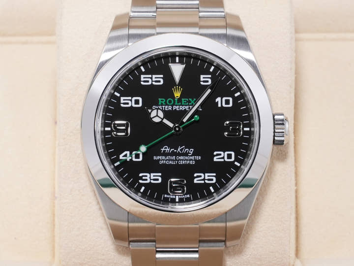 ロレックス エアキング Ref.116900 ステンレススチール ブラック文字盤 中古 qdgvjvoy