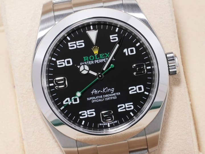 ロレックス エアキング Ref.116900 ステンレススチール ブラック文字盤 中古 qdgvjvoy