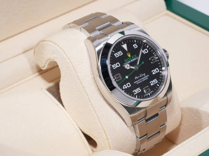 ロレックス エアキング Ref.116900 ステンレススチール ブラック文字盤 中古 qdgvjvoy