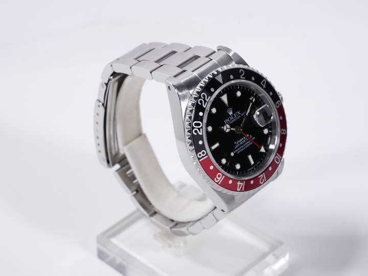 ロレックス GMTマスターII TIFFANY&CO. Ref.16710 ステンレススチール ブラック文字盤 オイスターブレスレット 中古 kbtqv2ks