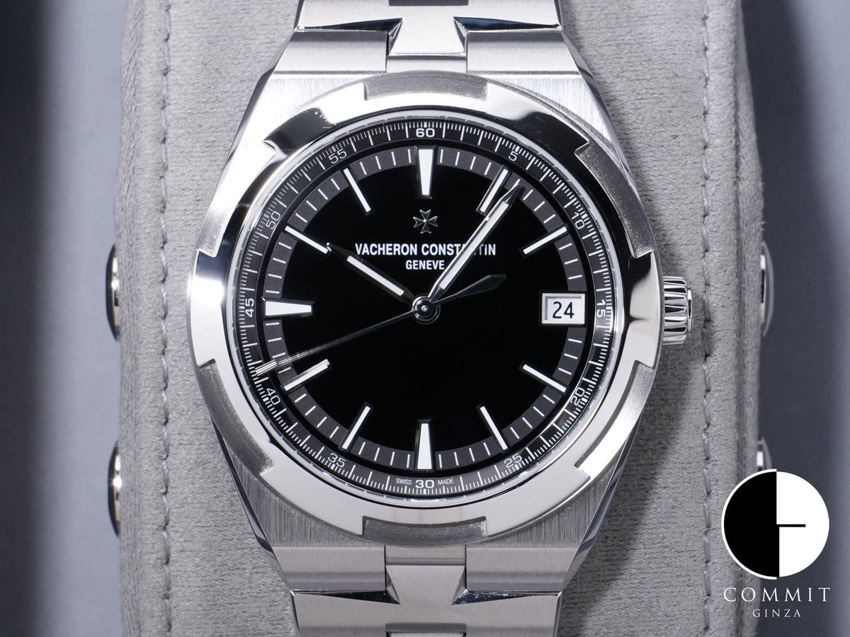 ヴァシュロンコンスタンタン オーヴァーシーズ オートマティック Ref.4520V/210A-B483 ステンレススチール ブラック文字盤 中古 ktmesc3w