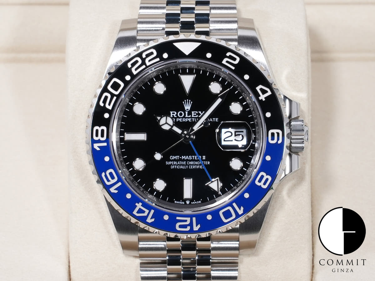 Rolex GMT-Master II Ref. 126710BLNR Stainless Steel Black Dial Jubilee Bracelet Unused qvzxnhzg