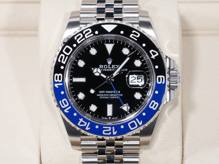 Rolex GMT-Master II Ref. 126710BLNR Stainless Steel Black Dial Jubilee Bracelet Unused qvzxnhzg