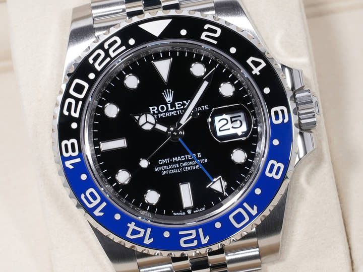 Rolex GMT-Master II Ref. 126710BLNR Stainless Steel Black Dial Jubilee Bracelet Unused qvzxnhzg