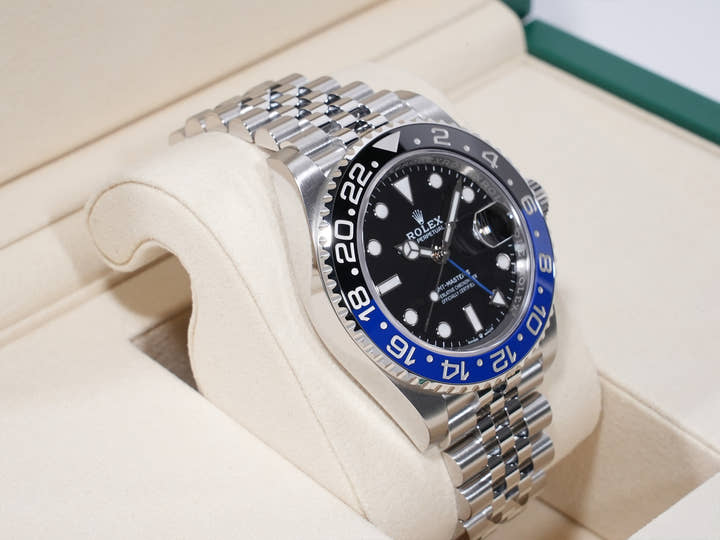 Rolex GMT-Master II Ref. 126710BLNR Stainless Steel Black Dial Jubilee Bracelet Unused qvzxnhzg