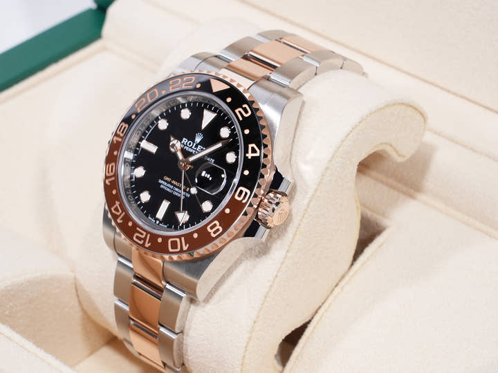 ロレックス GMTマスターII Ref.126711CHNR ステンレススチール/エバーローズゴールド ブラック文字盤 オイスターブレスレット 未使用 ixo39z7p
