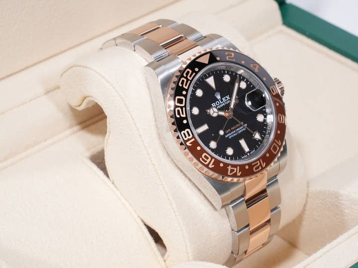 ロレックス GMTマスターII Ref.126711CHNR ステンレススチール/エバーローズゴールド ブラック文字盤 オイスターブレスレット 未使用 ixo39z7p