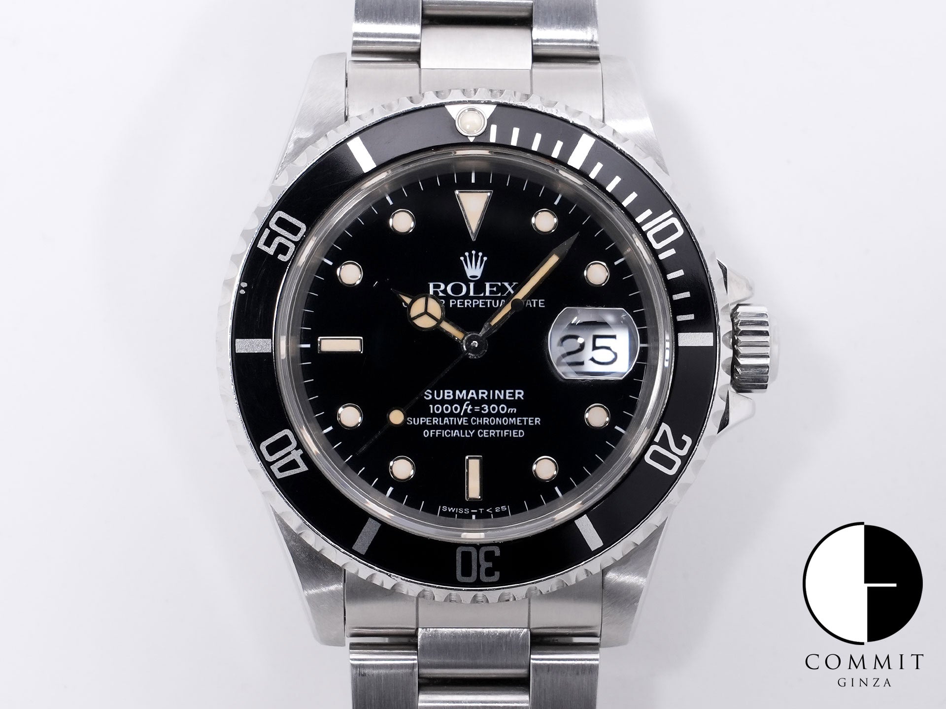 Rolex Submariner Date Ref. 16610 Stainless Steel Black Dial Pre-owned nc4kjz8w